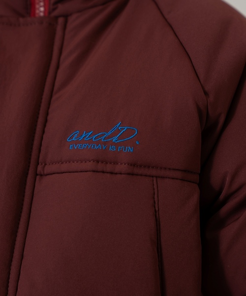 and D. petit main(アンドディープティマイン)の「中綿ブルゾン/アウター/あったか(ブルゾン・キッズ・ブラック/ブルーグレー/ダークオレンジ/レッド系その他/ライトカーキ/ネイビー・140cm/120cm/100cm/90cm/130cm/110cm)」の11枚目の写真