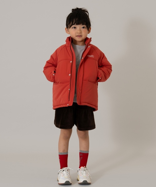 and D. petit main(アンドディープティマイン)の「中綿ブルゾン/アウター/あったか(ブルゾン・キッズ・ブラック/ブルーグレー/ダークオレンジ/レッド系その他/ライトカーキ/ネイビー・140cm/120cm/100cm/90cm/130cm/110cm)」の13枚目の写真