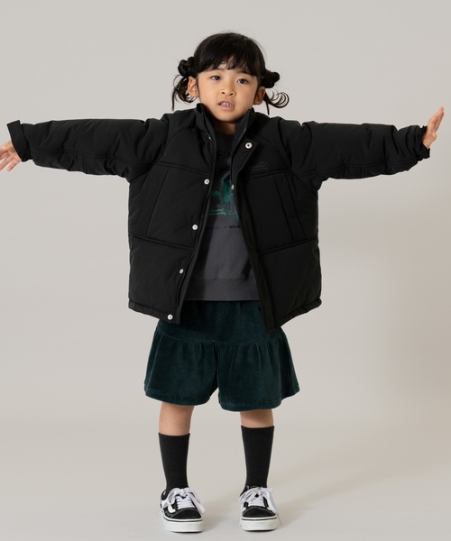 and D. petit main(アンドディープティマイン)の「中綿ブルゾン/アウター/あったか(ブルゾン・キッズ・ブラック/ブルーグレー/ダークオレンジ/レッド系その他/ライトカーキ/ネイビー・140cm/120cm/100cm/90cm/130cm/110cm)」の15枚目の写真