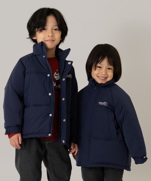 and D. petit main(アンドディープティマイン)の「中綿ブルゾン/アウター/あったか(ブルゾン・キッズ・ブラック/ブルーグレー/ダークオレンジ/レッド系その他/ライトカーキ/ネイビー・140cm/120cm/100cm/90cm/130cm/110cm)」の18枚目の写真