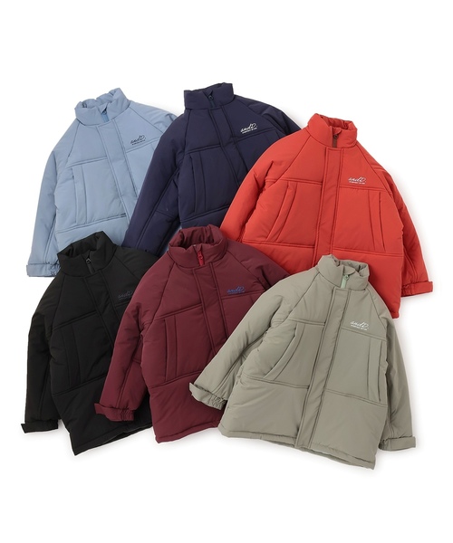 and D. petit main(アンドディープティマイン)の「中綿ブルゾン/アウター/あったか(ブルゾン・キッズ・ブラック/ブルーグレー/ダークオレンジ/レッド系その他/ライトカーキ/ネイビー・140cm/120cm/100cm/90cm/130cm/110cm)」の20枚目の写真