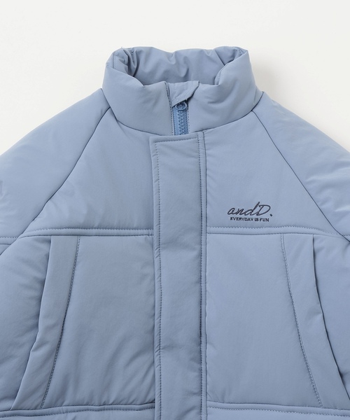 and D. petit main(アンドディープティマイン)の「中綿ブルゾン/アウター/あったか(ブルゾン・キッズ・ブラック/ブルーグレー/ダークオレンジ/レッド系その他/ライトカーキ/ネイビー・140cm/120cm/100cm/90cm/130cm/110cm)」の22枚目の写真