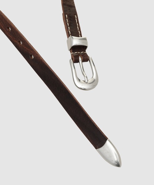 Our Legacy（アワーレガシー）の「OUR LEGACY 2 CM BELT（ベルト・メンズ・ブラウン・70/80）」の4枚目の写真