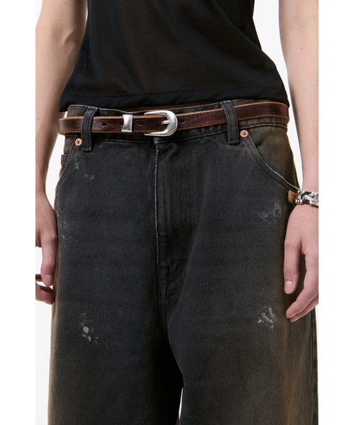 Our Legacy（アワーレガシー）の「OUR LEGACY 2 CM BELT（ベルト・メンズ・ブラウン・70/80）」の3枚目の写真