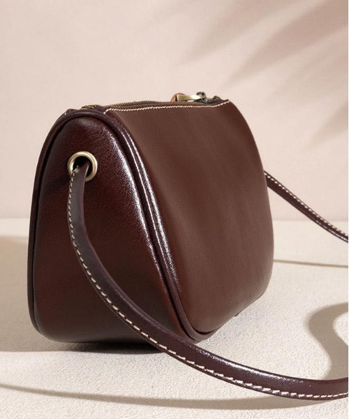 NiiNa(ニーナ)の「【 NiiNa / ニーナ 】高品質レザー2WAYクラシックミニバッグ(ショルダーバッグ・レディース・ブラウン/ホワイト/ダークブラウン/ブラック・FREE)」の13枚目の写真