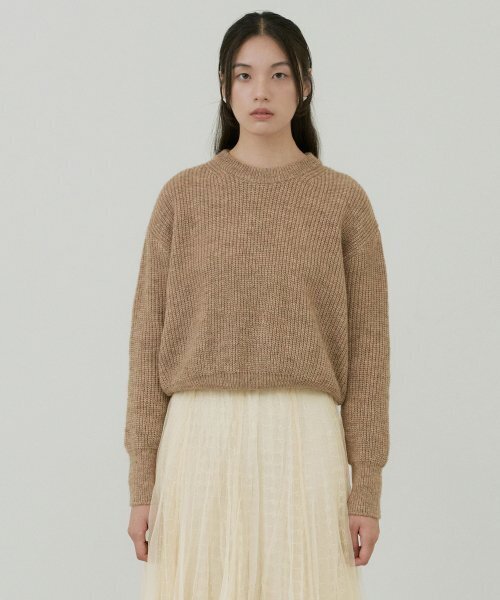 OCTETTE(オテット)の「Mohair sweater-beige(ニット/セーター・レディース・その他・FREE)」の1枚目の写真
