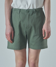 LAD EDITION（ラッドエディション）の「ソリッドパーティグショーツ_カーキ（その他パンツ）」