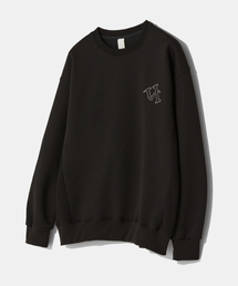 Reconci Denim Applique Sweatshirt Black