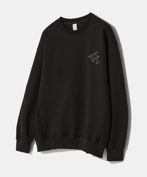 COFWI(コフウィー)の「Reconci Denim Applique Sweatshirt Black(スウェット・メンズ・その他・3(L))」の1枚目の写真