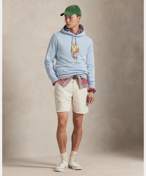 Polo ベア ガーメントダイド フリース フーディ（パーカー）｜POLO