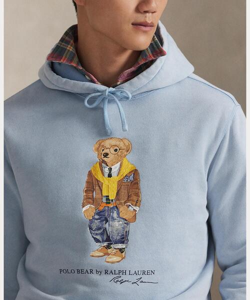 Polo ベア ガーメントダイド フリース フーディ（パーカー）｜POLO