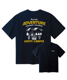 BEMIGHTY（ビーマイティー）の「Camping Drawing Overfit Short Sleeve T-shirt [Navy]（Tシャツ/カットソー）」