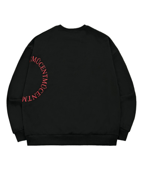 MUCENT（ムセント）の「サイド円形ロゴシグネチャースウェット（男女共用）（スウェット・レディース・カーキ/ブラック・LARGE/SMALL）」の8枚目の写真