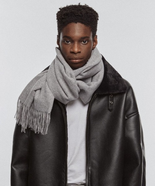 V2（ブイツー）の「V2／8227レザームートンコート(2wayカラー)（ムートンコート・メンズ・ブラック・MEDIUM/LARGE）」の8枚目の写真