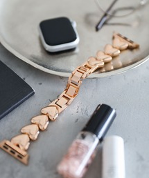 tiny tiny（ティニーティニー）の「Apple Watch / アップルウォッチ メタルハートベルト[tiny tiny(ティニーティニー)]（スマホグッズ）」