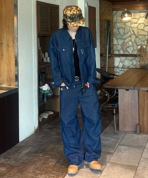 SEQUENZ(シークエンズ)の「※WEB限定 / セットアップ対応 / ダブルポケットリジッドデニムJK /sqnz double pocket zip denim(ブルゾン・メンズ・ネイビー/ブラック系その他・SMALL/LARGE/MEDIUM)」の18枚目の写真