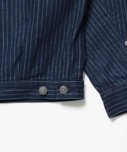 SEQUENZ(シークエンズ)の「※WEB限定 / セットアップ対応 / ダブルポケットリジッドデニムJK /sqnz double pocket zip denim(ブルゾン・メンズ・ネイビー/ブラック系その他・SMALL/LARGE/MEDIUM)」の5枚目の写真