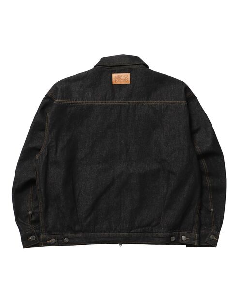 SEQUENZ(シークエンズ)の「※WEB限定 / セットアップ対応 / ダブルポケットリジッドデニムJK /sqnz double pocket zip denim(ブルゾン・メンズ・ネイビー/ブラック系その他・SMALL/LARGE/MEDIUM)」の8枚目の写真