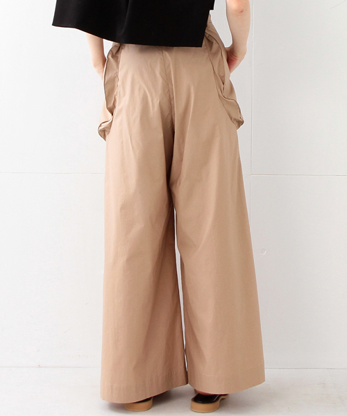 Ray BEAMS(レイビームス)の「RBS / パッチポケット ワイドパンツ(その他パンツ・レディース・ベージュ/ネイビー・0/1)」の7枚目の写真