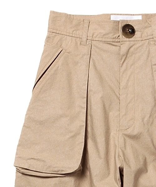 Ray BEAMS(レイビームス)の「RBS / パッチポケット ワイドパンツ(その他パンツ・レディース・ベージュ/ネイビー・0/1)」の18枚目の写真