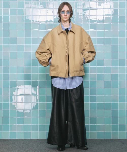 MAISON SPECIAL（メゾンスペシャル）の「《UNISEX》120/2 Suvin Cotton Typewriter Prime-Over Shirt Coat/スビンコットンタイプライタープライムオーバーシャツコート【MAISON SPECIAL/メゾンスペシャル】（シャツ/ブラウス・メンズ・グレー/ブルー/ホワイト/ブラック/ライトブルー/サックスブルー/スカイブルー・0/1/2）」の22枚目の写真