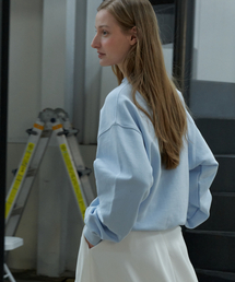 SO IR（ソイール）の「SR SMALL LOGO SWEATSHIRT - SKYBLUE（スウェット）」