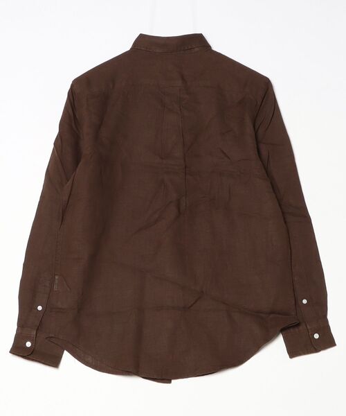 POLO RALPH LAUREN（ポロ ラルフ ローレン）の「クラシック フィット リネン シャツ（シャツ/ブラウス・レディース・ブラウン系・L/M/S/XS）」の3枚目の写真