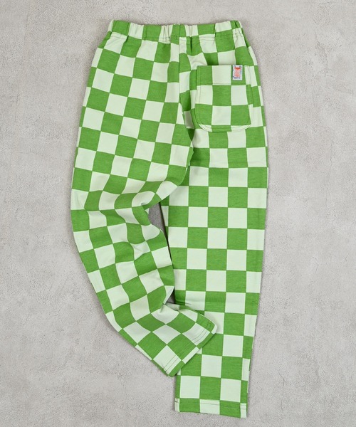 Life Support Products（ライフサポートプロダクツ）の「【26年春夏新色】【プチプラ】のびっと総柄パンツ（その他パンツ・キッズ・グリーン/カーキ/ブラック系1/ピンク/ライトグレー/レッド/ライトグリーン/ライトピンク/ライトブルー/ブラック/ブラック系2/パープル・90/130/100/95/80/120/110）」の8枚目の写真