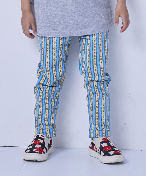 Life Support Products（ライフサポートプロダクツ）の「【26年春夏新色】【プチプラ】のびっと総柄パンツ（その他パンツ・キッズ・グリーン/カーキ/ブラック系1/ピンク/ライトグレー/レッド/ライトグリーン/ライトピンク/ライトブルー/ブラック/ブラック系2/パープル・90/130/100/95/80/120/110）」の9枚目の写真