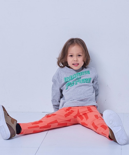 Life Support Products（ライフサポートプロダクツ）の「【26年春夏新色】【プチプラ】のびっと総柄パンツ（その他パンツ・キッズ・グリーン/カーキ/ブラック系1/ピンク/ライトグレー/レッド/ライトグリーン/ライトピンク/ライトブルー/ブラック/ブラック系2/パープル・90/130/100/95/80/120/110）」の22枚目の写真