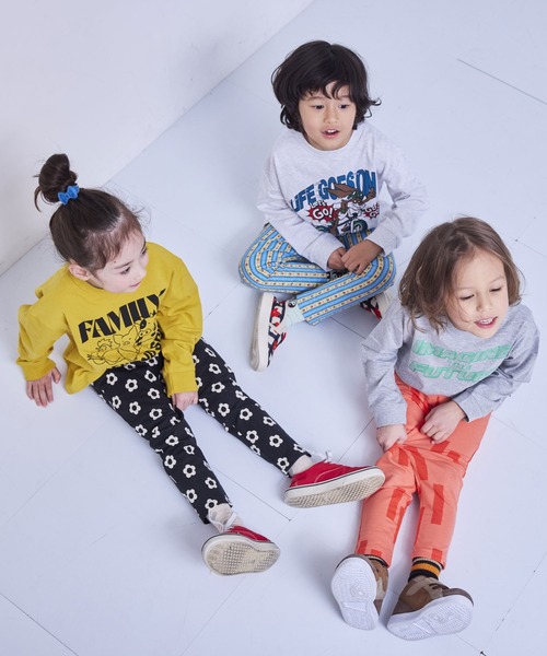 Life Support Products（ライフサポートプロダクツ）の「【26年春夏新色】【プチプラ】のびっと総柄パンツ（その他パンツ・キッズ・グリーン/カーキ/ブラック系1/ピンク/ライトグレー/レッド/ライトグリーン/ライトピンク/ライトブルー/ブラック/ブラック系2/パープル・90/130/100/95/80/120/110）」の17枚目の写真