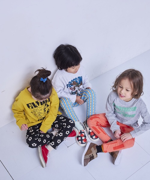 Life Support Products（ライフサポートプロダクツ）の「【26年春夏新色】【プチプラ】のびっと総柄パンツ（その他パンツ・キッズ・グリーン/カーキ/ブラック系1/ピンク/ライトグレー/レッド/ライトグリーン/ライトピンク/ライトブルー/ブラック/ブラック系2/パープル・90/130/100/95/80/120/110）」の18枚目の写真