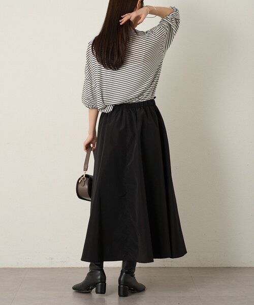 Omekashi（オメカシ）の「フレアスカート（スカート・レディース・グレー/オフホワイト/ブラック・38/36）」の7枚目の写真