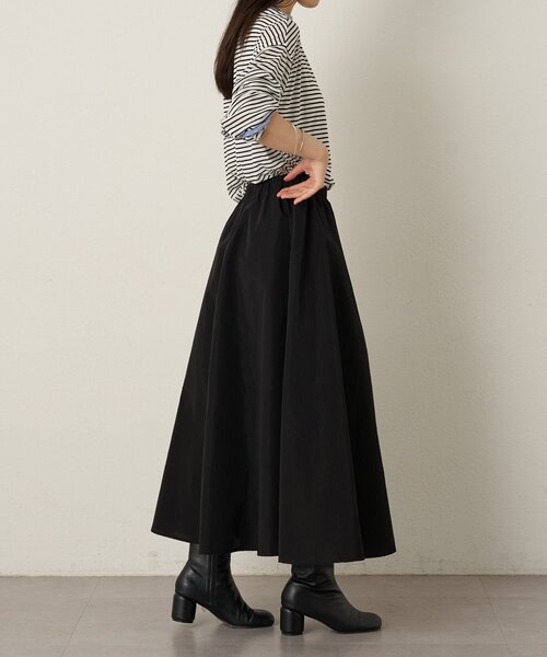 Omekashi（オメカシ）の「フレアスカート（スカート・レディース・グレー/オフホワイト/ブラック・38/36）」の8枚目の写真