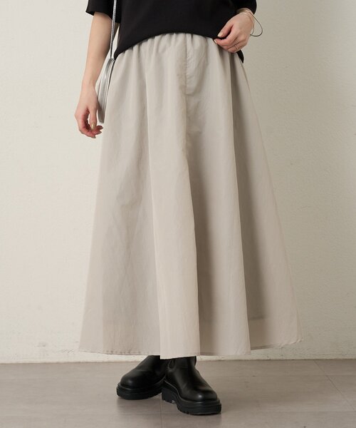 Omekashi（オメカシ）の「フレアスカート（スカート・レディース・グレー/オフホワイト/ブラック・38/36）」の9枚目の写真