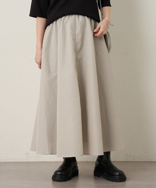 Omekashi（オメカシ）の「フレアスカート（スカート・レディース・グレー/オフホワイト/ブラック・38/36）」の10枚目の写真