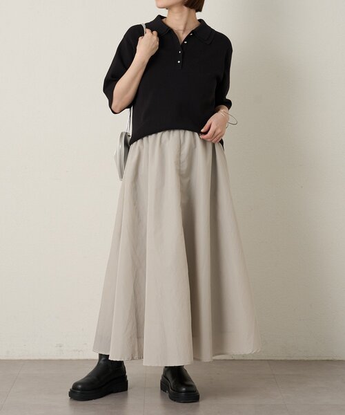 Omekashi（オメカシ）の「フレアスカート（スカート・レディース・グレー/オフホワイト/ブラック・38/36）」の19枚目の写真