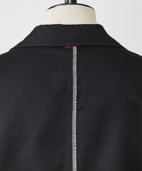SHINYAKOZUKA(シンヤコヅカ)の「【SHINYAKOZUKA/シンヤコズカ】HIS JK WITH DICKIES(テーラードジャケット・メンズ・ブラック/ダークグレー・M/S)」の7枚目の写真