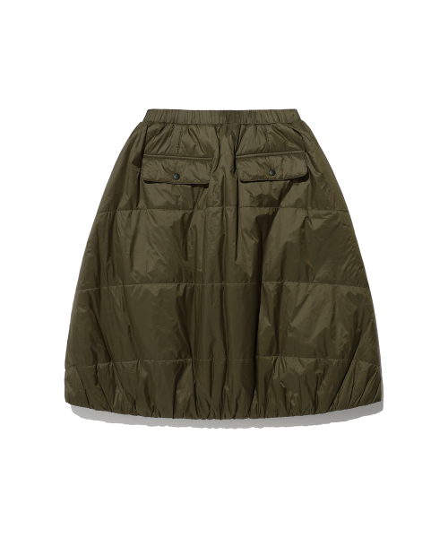 NICE GHOST CLUB（ナイスゴーストクラブ）の「MIDI PUFFER SKIRT_BROWN(NG2EFFPA91A)（スカート・レディース・ブラウン・S/M）」の2枚目の写真