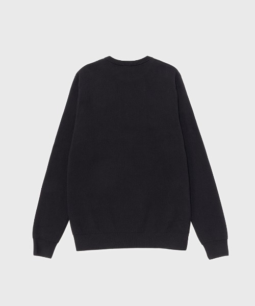 FRED PERRY(フレッドペリー)の「Embroidered Panel Jumper/刺繍パネルニット(ニット/セーター・メンズ・ブラック・M/L)」の6枚目の写真