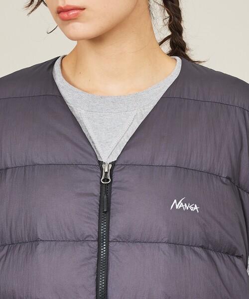 NANGA(ナンガ)の「【NANGA/ナンガ】SHEER DOWN VEST/ シアーダウンベスト/N2600-0K009D(ダウンベスト・メンズ・ブラック/グレー・M/L)」の21枚目の写真