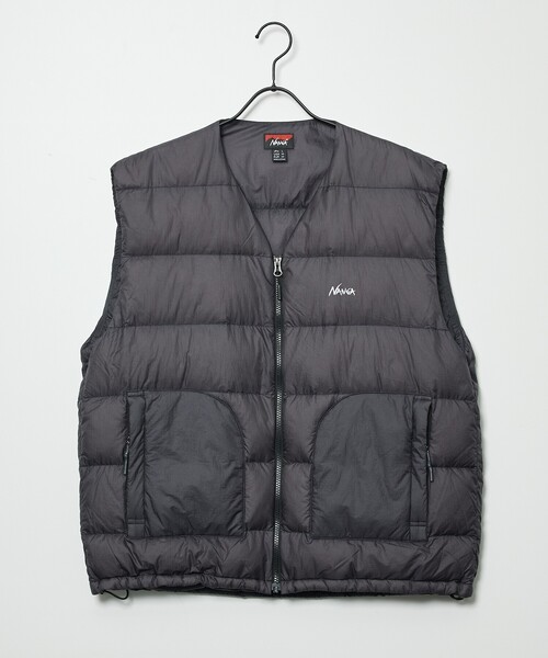 NANGA(ナンガ)の「【NANGA/ナンガ】SHEER DOWN VEST/ シアーダウンベスト/N2600-0K009D(ダウンベスト・メンズ・ブラック/グレー・M/L)」の10枚目の写真