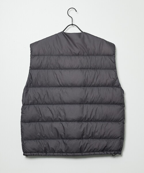 NANGA(ナンガ)の「【NANGA/ナンガ】SHEER DOWN VEST/ シアーダウンベスト/N2600-0K009D(ダウンベスト・メンズ・ブラック/グレー・M/L)」の6枚目の写真