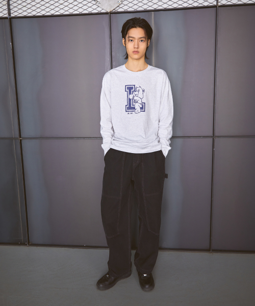 LMCの「BEAR UNIV LONG SLV TEE ivory(Tシャツ/カットソー・レディース・その他・S/M/L/XL)」の2枚目の写真