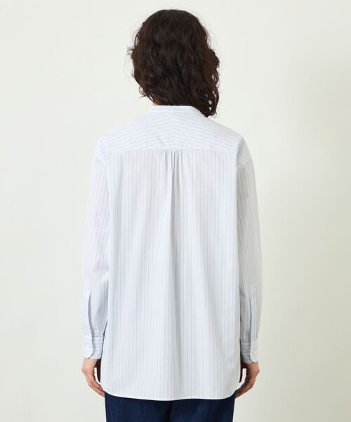 MACKINTOSH PHILOSOPHY(マッキントッシュ フィロソフィー)の「GREY LABEL バンドカラーパターンドシャツ(シャツ/ブラウス・レディース・ブラウン/ブルー系その他2/レッド系その他・2)」の9枚目の写真