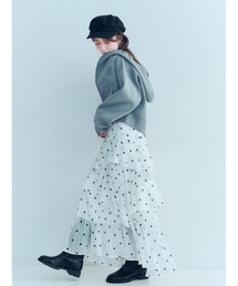 SNIDEL | Sustainableプリーツティアードスカート(スカート)