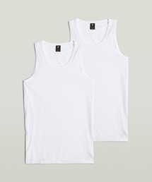G-STAR | Base Tank Top 2-Pack/ベーシックワンポイントロゴタンクトップ(タンクトップ)
