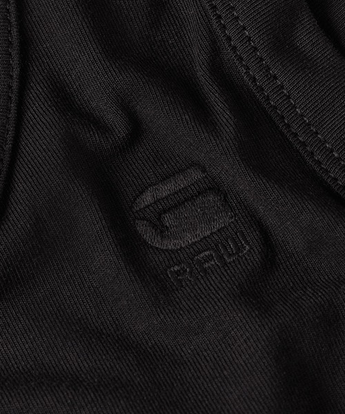G-STAR（ジースター）の「Base Tank Top 2-Pack/ベーシックワンポイントロゴタンクトップ（タンクトップ・メンズ・ホワイト/ダークブラック・LARGE/MEDIUM/SMALL/X-SMALL/X-LARGE）」の9枚目の写真