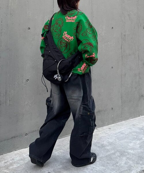 CIAOPANIC TYPY（チャオパニックティピー）の「【SOUNDS GOOOOD】立体ポケットバレルデニム（デニムパンツ・レディース・サックスブルー/ブラック/インディゴブルー・ONE SIZE）」の14枚目の写真