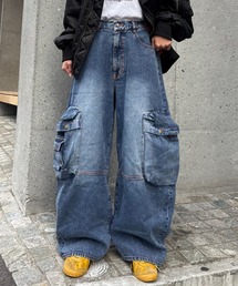 SOUNDS GOOD（サウンズグッド）の「【SOUNDS GOOOOD】立体ポケットバレルデニム（デニムパンツ）」